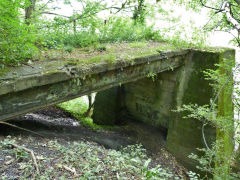 Celynen South Colliery tramway bridge, Abercarn, July 2012